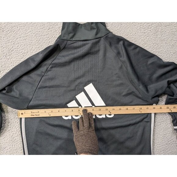 Adidas Seattle Sounders Long Sleeve Shirt Medium Training Jersey Mock MLS - Picture 7 of 16